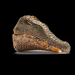 Alligator Head Ring