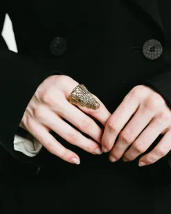 Alligator Head Ring