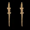 Alligator Vertebrae Earring Pair