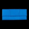 Amore Python Clutch Blue