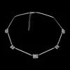 Aquamarine & Diamond Necklace