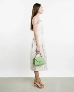 Artichoke Belted Jacquard Dress