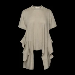 Asymmetric Short-Sleeved Shirt