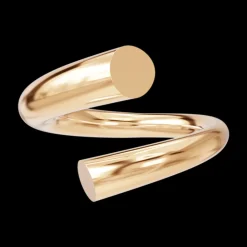 Bague Biseau Ring in Gold Vermeil