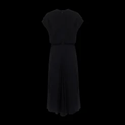 Banana-Cut Shift Dress