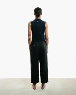 4-Bar Button-Down Vest