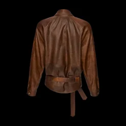 Belted Leather Jacket