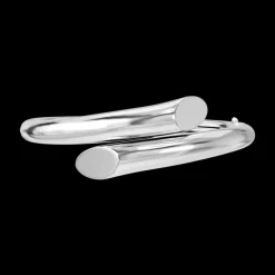 Biseau Bangle Bracelet in Silver