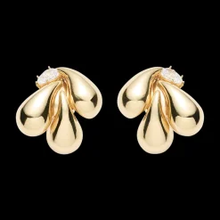 Blooming Teardrop Cluster Earrings