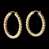 Bubble Double-Sided Diamond Hoops