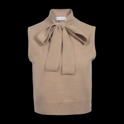 Cashmere Tie Sleeveless Tank