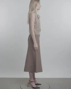 Cashmere Tie Sleeveless Tank