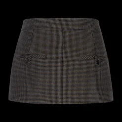 Checked Skirt Belt