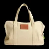 Cotton Canvas Weekend Bag
