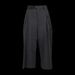 Cropped Glen Checked Pants