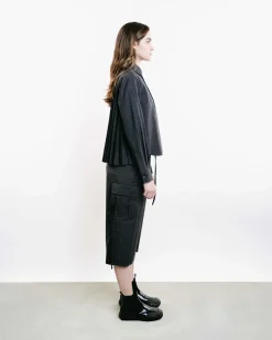 Cropped Glen Checked Pants