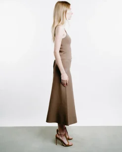 Crêpe Knit Square Camisole
