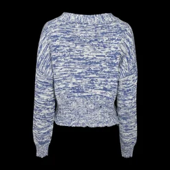 Dishevelled Crop V-Neck Cardigan
