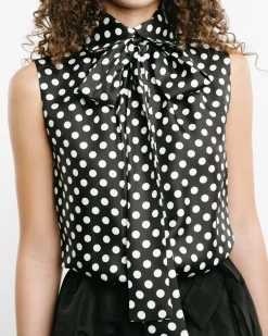 Dots Bow-Tie Shirt