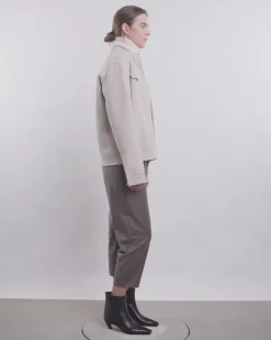 Double-Faced Cashmere Jean Jacket