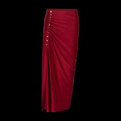 Draped Jersey Skirt