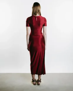 Draped Jersey Skirt