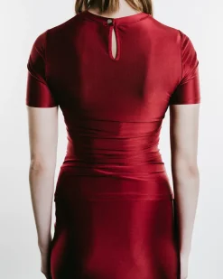 Draped Jersey Skirt