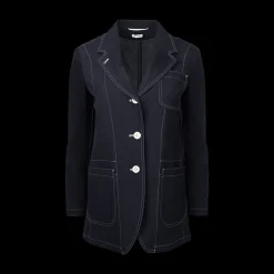 Elongated Patch Pocket Jacket