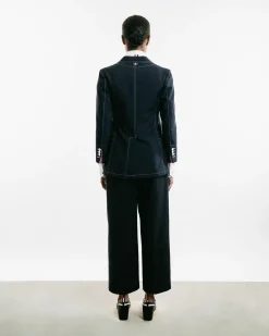 Elongated Patch Pocket Jacket