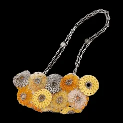 Flower 1969 Metallic Disc Bag