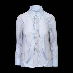Gathered Long-Sleeved Shirt