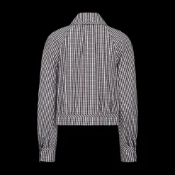 Gingham Bow-Tie Shirt