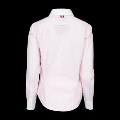 Gingham Round Collar Shirt