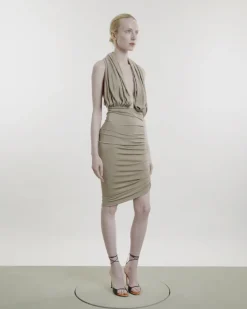 Halter Midi Dress