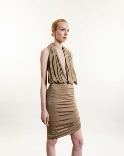 Halter Midi Dress