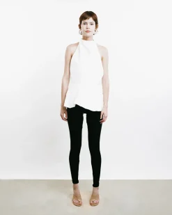 Halter Peplum Top
