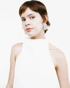 Halter Peplum Top