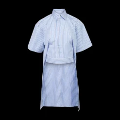 High-Low Striped Shirt