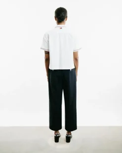 High-Rise Double Pleat Trousers