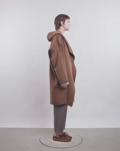Hooded Coat With Cimossa