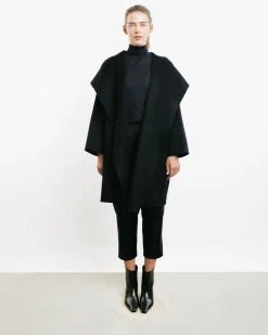 Hooded Coat With Cimossa