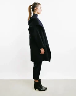 Hooded Coat With Cimossa