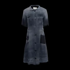 Industrial Satin Midi Dress