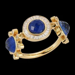 Lapis Lazuli Galaxy Ring