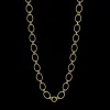 Large Chain Necklace WIth Diamond Toggle