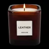 Library Candle Leather
