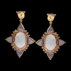 Lilac Nova Lavender Quartz Earrings