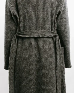 Long Herringbone Coat