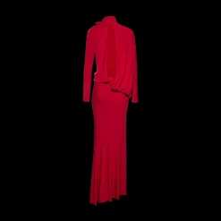 Long Open-Back Dress