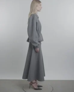 Long Panel Skirt